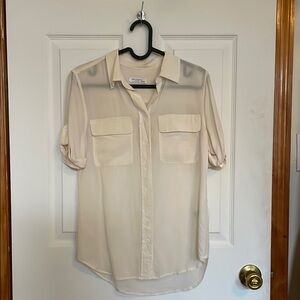 Equipment Cream Button Down Shirt